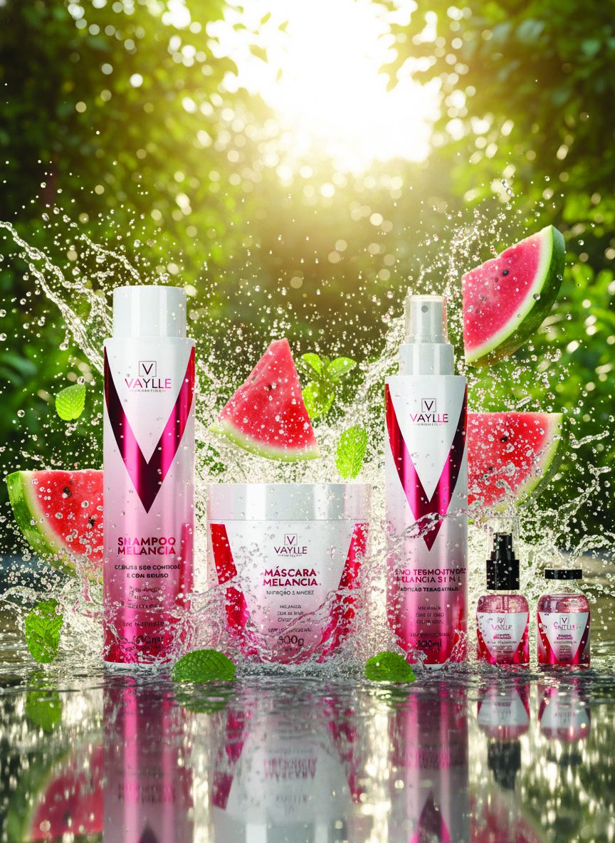 Linha Melancia Vaylle Cosmetics